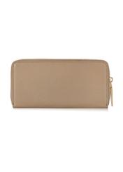 Large beige leather women's wallet PORES-0800B-80(W24)-04