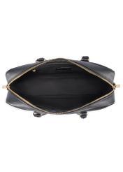 Black women's laptop bag TOREC-1209-99(W26) - product view from above, on a white background.