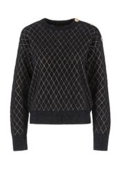 Women's black sweater SWEDT-0195-98(Z23)-05