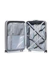 Large suitcase on wheels WALPC-0001-9X-28(W26), product view inside on white background.