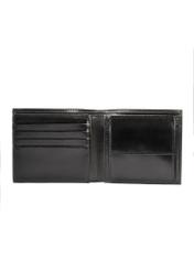 Men's leather wallet in black PORMS-0636-99(W25)