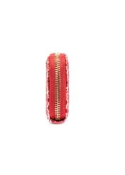 Small women's floral wallet POREC-0404-42(W25), side view of the product on a white background.
