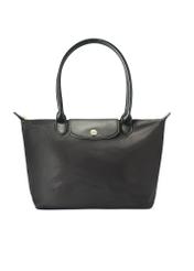 Black fabric bag TOREN-0317-99(Z25), product view from the front on a white background.