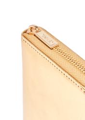 Medium women's leather wallet in gold color PORES-0961-28(W25)