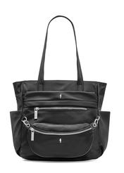 Women's nylon handbag with pouch TOREN-0326-99(Z25), front product view on white background.