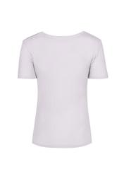 Wrzosowy T-shirt damski z wilgą TSHDT-0025-72(W19)-02