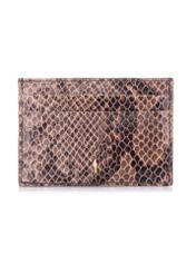 Snake skin pattern card case PORES-0835-31(W23)-01