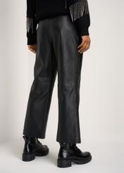 Women's wide leather pants SPODS-0032-5426(Z22)-02