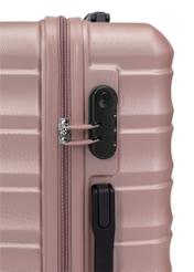 Medium suitcase on wheels WALAB-0081-5X-24(W26), view of the product lock on a white background.