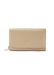 Large beige leather women's wallet PORES-0801R-1B(W26)