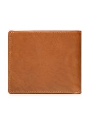 Men's leather wallet PORMS-0301A-88(Z25), product view from the back on a white background.