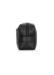 Black leather men's cosmetic bag TORMS-0443-99(Z24)