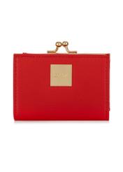 Red small women's wallet POREC-0365-42(W24)-01