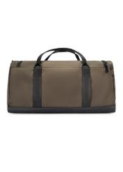 Khaki travel bag TORMN-0417-8D(W26) - product view from the back, on a white background.