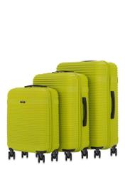 Set of suitcases on wheels 19''/24''/28'' WALAB-0040-84(W24)-01