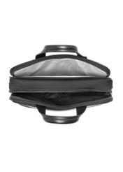 Black men's bag TORMN-0374-99(Z25), product view from above on a white background.