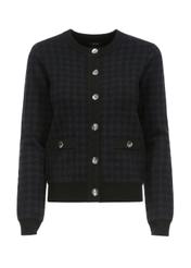 Sweter damski w pepitkę KARDT-0031-99(Z22)-05