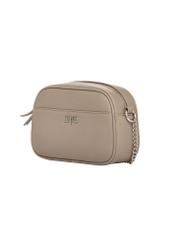 Beige small women's handbag TOREC-1285-1B(Z26) - diagonal product view, on a white background.