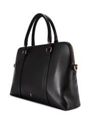 Black women's laptop bag TOREC-1130-99(W26), diagonal product view on white background.