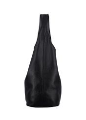 Black leather shopper bag TORES-1372-9I(Z26)