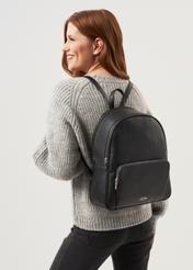 Black large women's backpack TOREC-0725A-99(Z25)