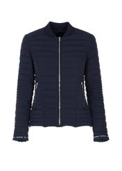 Women's navy blue quilted jacket KURDT-0363-69(W22)-02