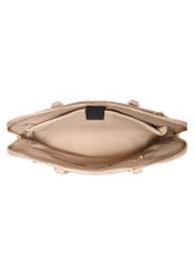 Beige women's bag TOREC-1320-1B(Z26), product view from above on a white background.