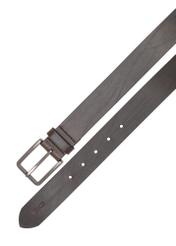 Men's brown leather belt PASMS-0275-1H(W26)