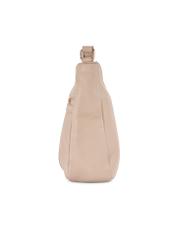 Beige women's shoulder bag TORES-1213-1B(W26) - side view of the product, on a white background.