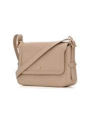 Beige women's messenger bag TOREC-1250-1B(Z26) - diagonal product view, on a white background.