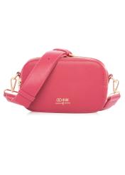 Fuchsia small women's handbag TOREC-1172-5E(W26) - front product view, on white background.