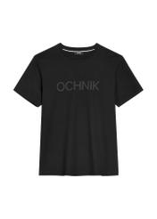 Men's black cotton T-shirt TSHMT-0154-99(Z26) - front product view, on a white background.