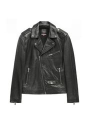 Men's genuine leather biker jacket KURMS-0292-99(KS)