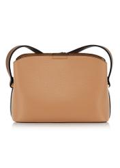 Beige women's handbag with strap TOREC-0768A-80(W24)-03