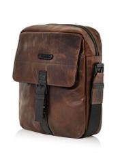 Brown leather men's bag TORMS-0104B-79(Z24)-02