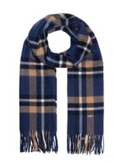 Men's winter scarf in check SZAMT-0079-69(Z24)-01