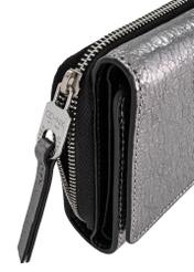 Silver leather women's wallet PORES-0933-95(Z24)-07