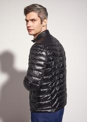 Men's quilted jacket with stand-up collar KURMT-0291-99(W23)-02