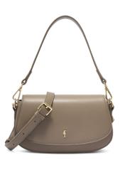 Small women's handbag in cool beige TOREC-1264-1K(Z26). Front view on a white background.