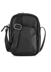 Men's black leather sachet TORMS-0017C-99(Z24)-02