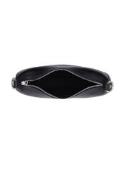 Black small women's hobo bag TOREC-1097-99(Z26), product view inside on white background.