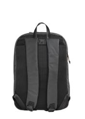 Black men's backpack TORMN-0431-99(Z26), rear view of the product on a white background.