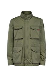Light olive men's jacket KURMT-0374-51(W25)-01