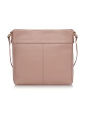 Women's leather shoulder bag with pocket TORES-0896-31(W23)-04