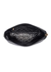 Black quilted women's handbag TOREC-1116-99(W26)