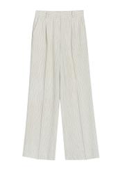 Women's wide striped trousers SPODT-0123-0P(W26)