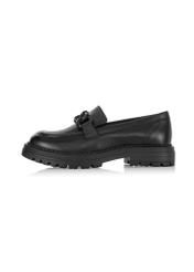 Women's black leather moccasins BUTYD-1107-99(Z24)-03