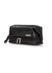 Dark brown leather men's cosmetic bag VB-206A-90(KS)-02