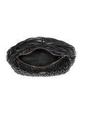 Black women's shoulder bag TOREC-1101-99(Z25), product view inside on white background.