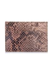 Snake skin pattern card case PORES-0835-31(W23)-03